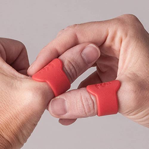 ThumbShield - Thumb Blister Protection and Prevent Calluses for Hook Grip, Crossfit, Weightlifting, Powerlifting, Gardening, Chores Around The House and More - 4 Pack (XX Large)