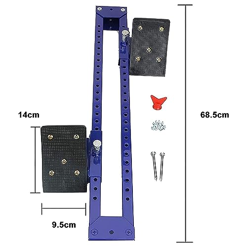 Blocco di partenza regolabile in alluminio per pista e campo, design leggero con cuscinetto antiscivolo e righello per carte, perfetto per l'allenamento scolastico e la pratica atletica