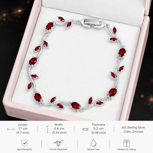 Image of Trendy Tulip Bracelet for Women | Gold Plated Pink Crystal Floral Bracelet | Elegant Minimalist Jewelry | Adjustable Chain Bracelet Gift for Girls Women | Stylish Party Daily Wear Accessory