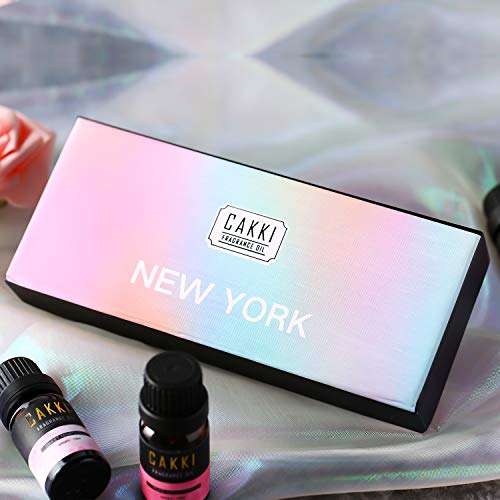 Essential Oils Set For Diffusers For Home, Cakki Fragrance Oils Gift Set , 6X10Ml Pure Aromatherapy Oils ,With Pure Seduction, Love Spell,Coconut Passion, Aqua Kiss, For Candles Making #TOP5