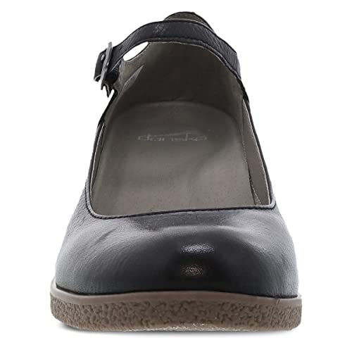 Dansko Women's Deena Mary Jane - Waterproof Leather with Rubber Outsole and Leather Stacked Heel for Long-Lasting Style in Any Weather Natural Arch Technology for Added Support4
