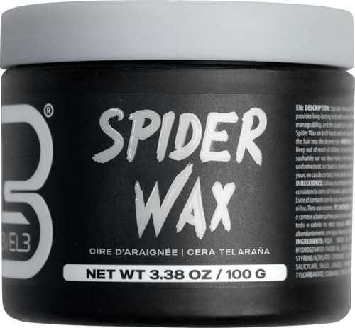 L3 Level 3 Spider Wax - Long Lasting and Strong Hold Improve Your Hair Volume and Texture