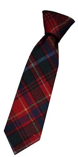 I LUV LTD Boys All Wool Tie Woven And Made in Scotland in Innes Modern Tartan
