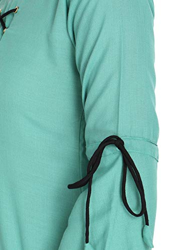Image of DHRUVI TRENDZ Women's Rayon Kurta