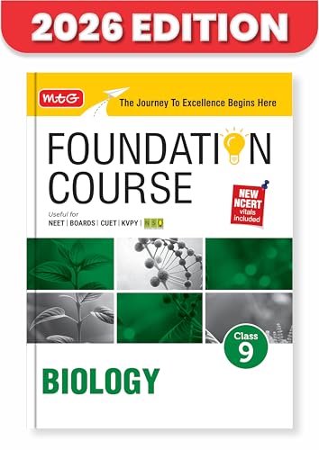 Image of MTG Foundation Course Class 9 Biology For NEET, CUET & Boards Exams | Based on New NCERT Syllabus & Pattern 2026-2027
