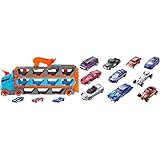 Produkt 1: Hot Wheels 2-in-1 Rennbahn-Transporter ist mit seinen vielen Funktionen und Spielmöglichkeiten das ultimative Hot Wheels Komplettpaket