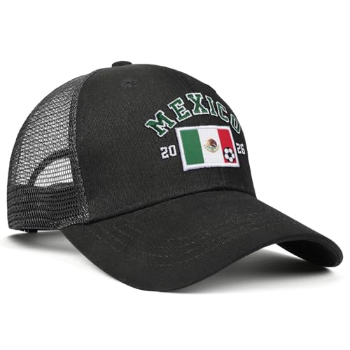 Image of Adjustable State Flag Trucker Hat Mesh Baseball Cap with Embroidered Patch for Men Women