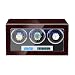Bobinadora de Reloj automática 3 Caja de bobinadora de Reloj Acabado de Piano Pantalla táctil LCD Cojines de Reloj Ajustables Iluminación LED Pantalla de bobinadora de Reloj Caja de Reloj Almacenamie