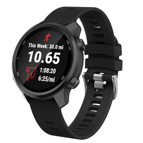 Correa de silicona 20mm para Garmin Forerunner