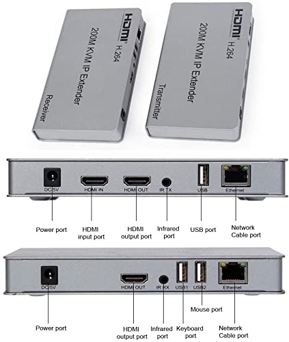 See full amazon price history chart for CARE CASE HDMI USB KVM Extender Up to 200M,KVM IP Extender RJ45 IP Network, Single cat5e/6/7 200M HDMI KVM Over IP Extender Full HD 1080P.(CC-EXT-048) CARE CASE HDMI USB KVM Extender Up to 200M,KVM IP Extender RJ45 IP Network, Single cat5e/6/7 200M HDMI KVM Over IP Extender Full HD 1080P.(CC-EXT-048) (B09PZ1C2F6) Amazon Price History, Amazon Price Tracker