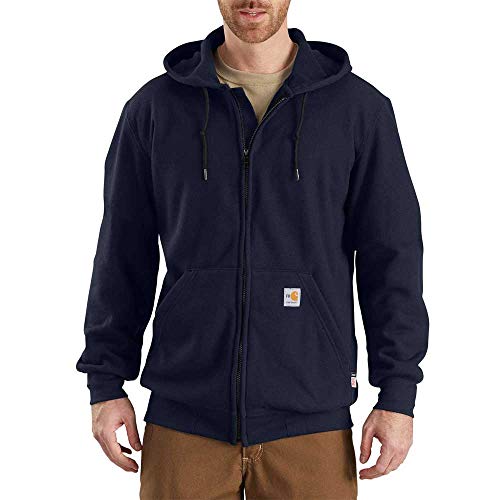 Carhartt Mens Rain Defender Rutland Hooded Zip Front Sweatshirt product thumbnail 6