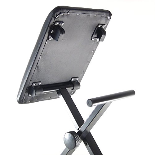 Compacte DynaSun MKCH zitbank, zitbank, pianobank, zwarte stoel, kruk, keyboardbank, pianostoel, leerstoel voor piano, keyboard piano - Image 4