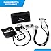 Primacare DS-9181-BK Professional Aneroid Sphygmomanometer and Sprague Rappaport Stethoscope, Manual Blood Pressure Kit with Cuff and Carrying Case, Black
