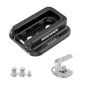 NEEWER Cold Shoe Mount Adapter with Dual 1/4