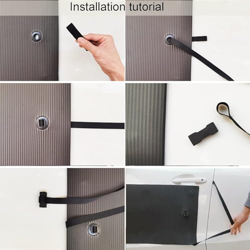 Auto Parkschutz Tür Dent Protector Magnetplatte für Auto, leichter Autotürschutz, Dent Prevent für Garage Parkschutz Schützen Sie Ihr Auto