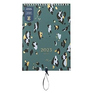 Busy B Couples Wall Calendar January to December 2023 – Pine – Slim Year Planner for Two with Columns, Monthly Pockets…