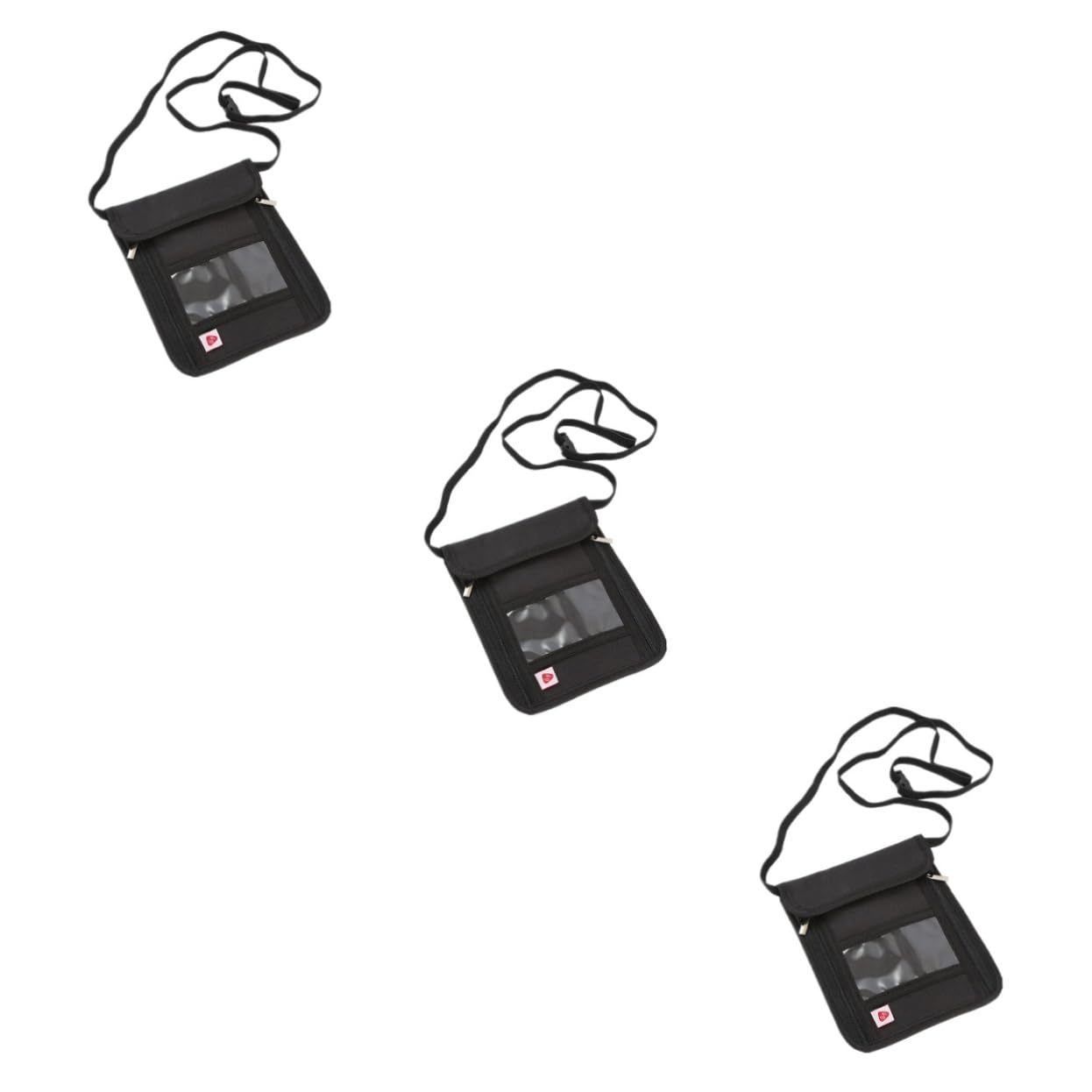 GALPADA 3piezas Cartera De Pasaporte Portable Multifuncional para Viajes Bolsa Colgante De Cuello para Documentos y Dinero para Aeropuertos y Festivales
