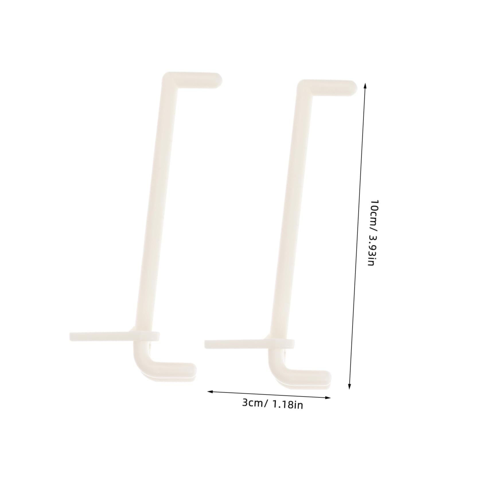 Veemoon Garage Pegboard Hooks 100pcs Hooks for Pegboard Wall Support Easy to Install Space-Saving Tool Organizer