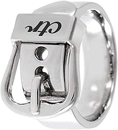 J150 Size 8 Stainless Steel Buckle Ctr Ring Mormon Lds Unisex One Moment In Time #TOP3
