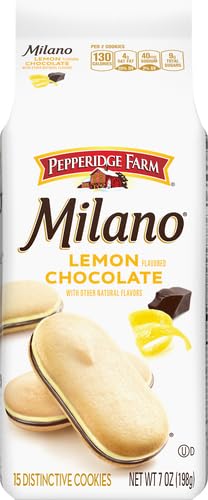 Image of Pepperidge Farm Milano Cookies, Lemon, 7 oz. Bag