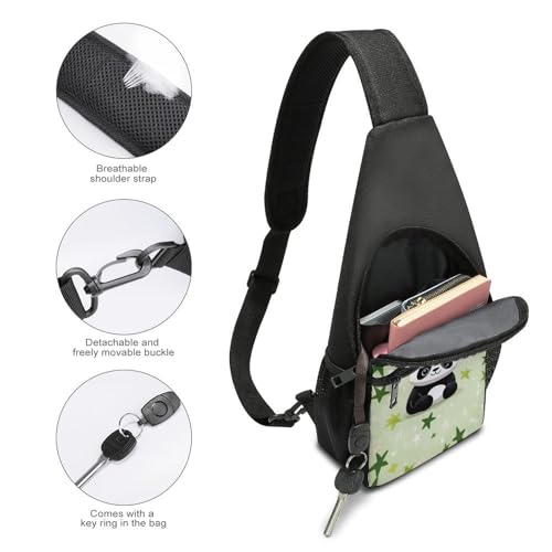 Bolso cruzado deportivo de hombro casual para senderismo miniatura 4
