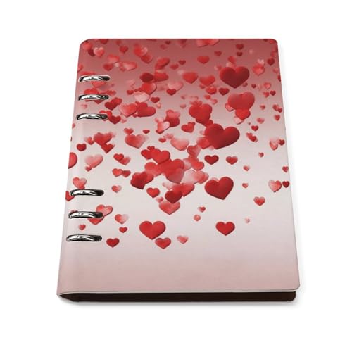 Carnet de notes en similicuir PU rechargeable Falling avec 90 feuilles