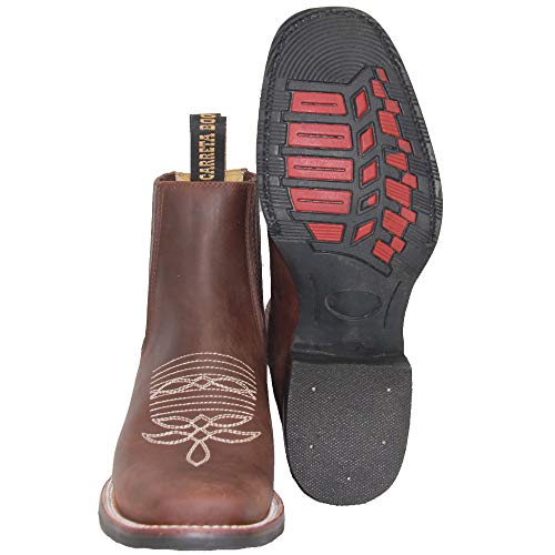 The Western Shops Men’s Short Ankle Western Rodeo Cowboy Boots2