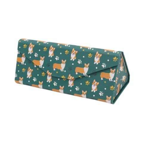 Image of Real Sic Glasses Case for Men and Women - Magnetic Folding Hard Shell Sunglass Holder - Inspired by Adorable Animals