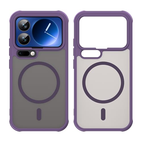 Image of Compatible with Xiaomi 17 Pro Case Cover,Compatible with MagSafe,Anti-Fall,Compatible with Xiaomi 17 Pro 5G 25098PN5AC Cell Protective Phone Case Purple