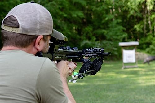 Killer Instinct Rival 410 Crossbow Package with 4x32 IR-W Scope, Rope Cocker, String Suppressors, 3-Bolt Quiver, 3 Hypr Lite Bolts and Field Tips, with a Stick of Rail Lube - Thumbnail 6
