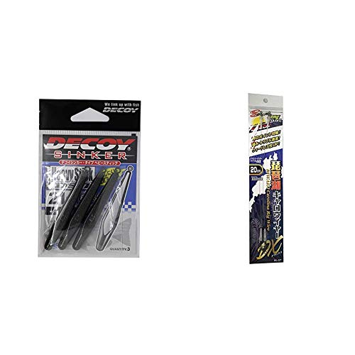 カツイチ(KATSUICHI) DS-7 デコイシンカー ヘビースティック 21g & デコイ WL-07 琵琶湖キャロワイヤーDX 20cm.【セット買い】 1枚目