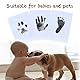 6 pcs Baby Abdruck set,Guador handabdruck fußabdruck baby abdruckset fussabdruck baby handabdruck Fussabdruck Set,für Baby Shower Familie Geschenk,Hund Pfotenabdruck-Set,Kommt mit 24 Kartenpapier