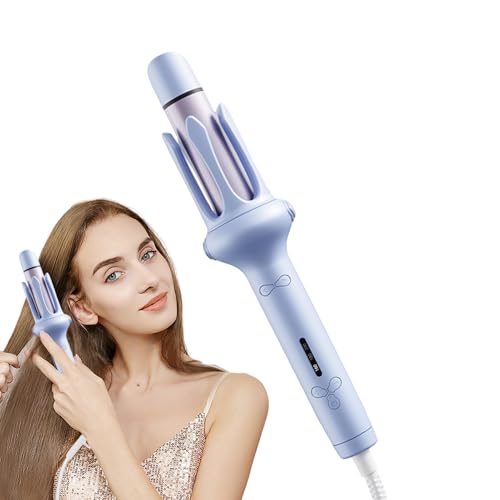 MFYOUPK Tenacillas Para Rizar Cabello Largo | Herramienta De Protección Contra Sobrecalentamiento De 32mm,Alisador Para Mujeres,Para Todo Tipo De Cabello Ondulado Y Liso, Para Uso Diario, Trabajo Y
