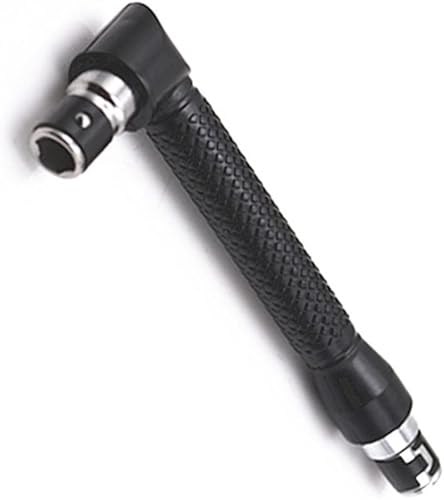 Miniatura 4 de Angoily Enchufe de doble cabeza 3 unids mango adaptador derecho de doble cabeza en forma de L Destornillador de extensión hexagonal Grado Llave de