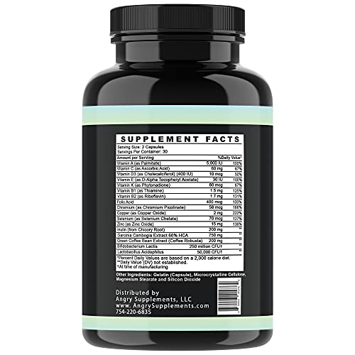 Probiotic Immunity Supplement – Probiotic Infused Multi-Vitamin With Zinc, Chromium, Selenium & Essential Vitamins – Supports Healthy Gut Flora, Digestive Health, And Immune System (1-Bottle) #TOP3