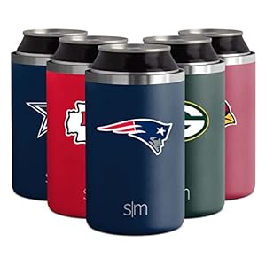 Simple Modern Officially Licensed NFL New England Patriots Gifts for Men, Women, Dads, Fathers Day | Insulated Ranger Can Cooler for Standard 12oz Cans – Beer, Seltzer, and Soda