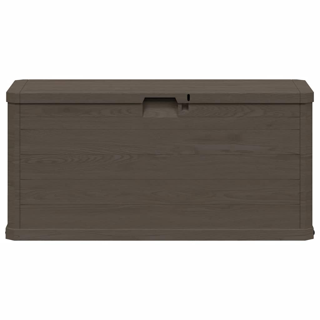 Scatola portaoggetti da giardino 280 litri, in plastica resistente, per cuscini, cuscini, copertine e attrezzi, grande spazio di archiviazione esterno ed interno, design