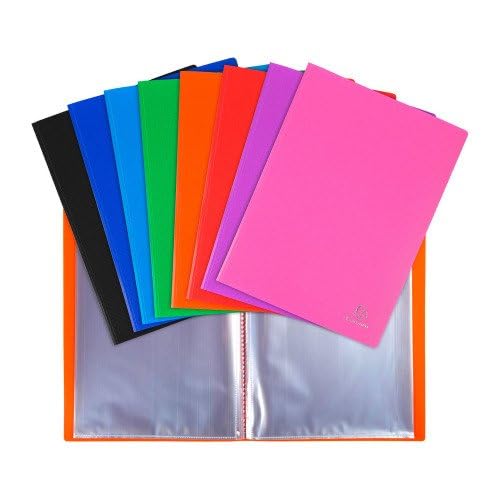 Lot de 8 Protège-documents A4 200 vues OPAK, polypro coloris assortis (8)