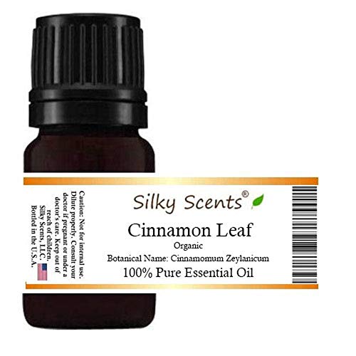 Cinnamon Leaf Organic Essential Oil (Cinnamomum Zeylanicum Substantial True Cinnamon) 100% Pure and Natural 15 ML