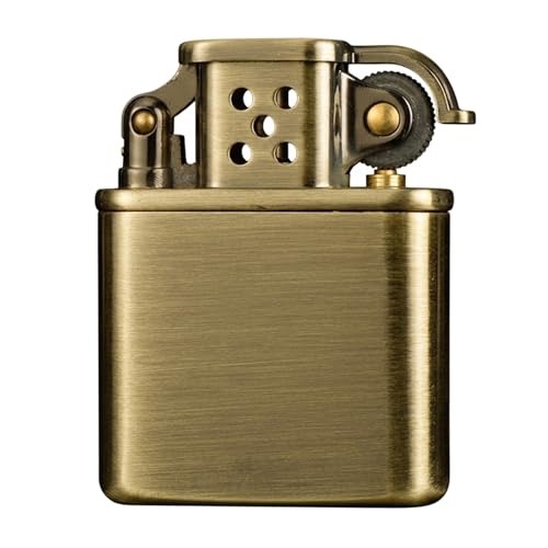 Encendedor Vintage de Metal Bronce 2.17x0.55x1.42 pulg miniatura 1