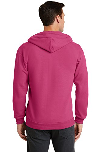 Port & Company - Core Fleece Full-Zip Hooded Sweatshirt 2XL Sangria2
