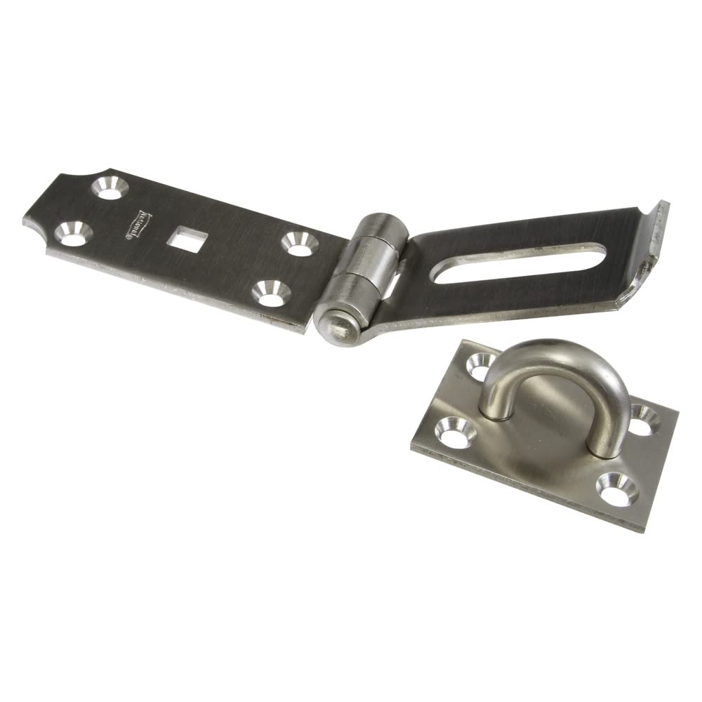 その他 HASP-36 National Hardware N342-550 Safety Hasp in Stainless Steel, 7-1/2