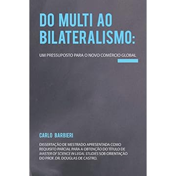 Capa do livro Do multi ao bilateralismo: um pressuposto para o novo comércio global