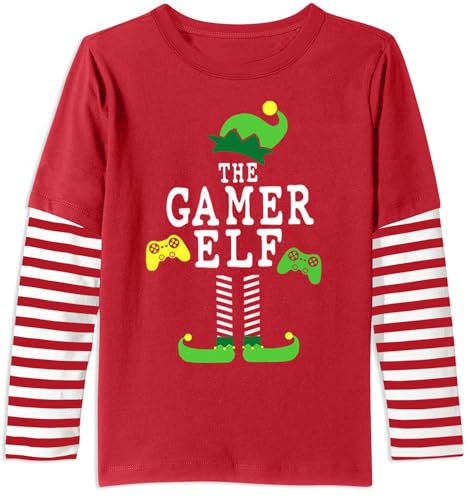 BesserBay Kids Thanksgiving Stripe Long Sleeve Patchwork