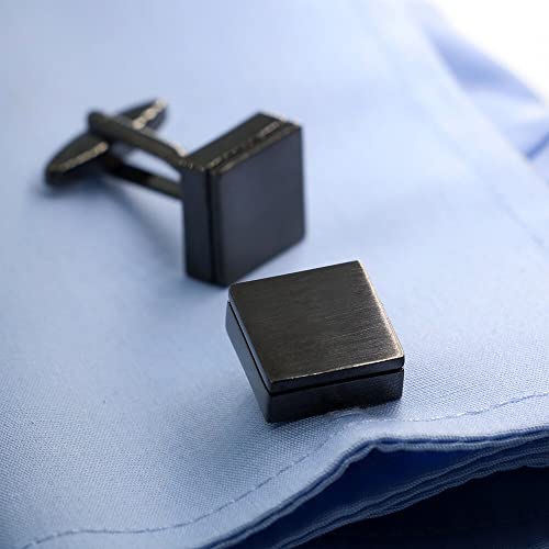 Image of S&W Wedding Cufflinks for Men Cuffs with Gift Box Business for Tuxedo Shirt