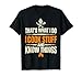 That's What I Do I Cook Stuff and Know Things Chef Funny T-Shirt