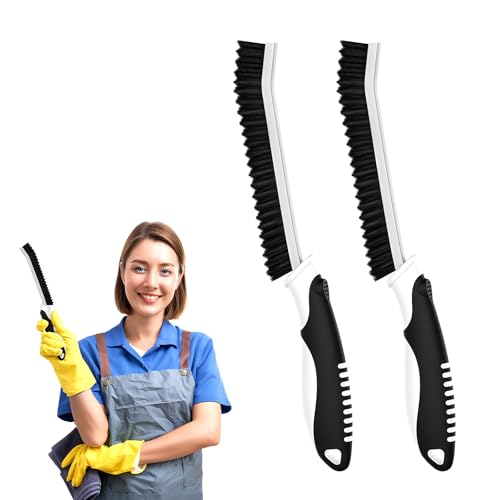 Cleangor Cepillo De Limpieza De Grietas, Cepillo De Cerdas Duras Con Cabezal De Cerdas Duras Dentadas Y Mango Ergonómico, Adecuado Para Inodoros, Cocinas Y Ranuras De Puertas Y Ventanas 2, Negro Cleangor Cepillo De Limpieza De Grietas, Cepillo De Cerdas Duras Con Cabezal De Cerdas Duras Dentadas Y Mango Ergonómico, Adecuado Para Inodoros, Cocinas Y Ranuras De Puertas Y Ventanas 2, Negro