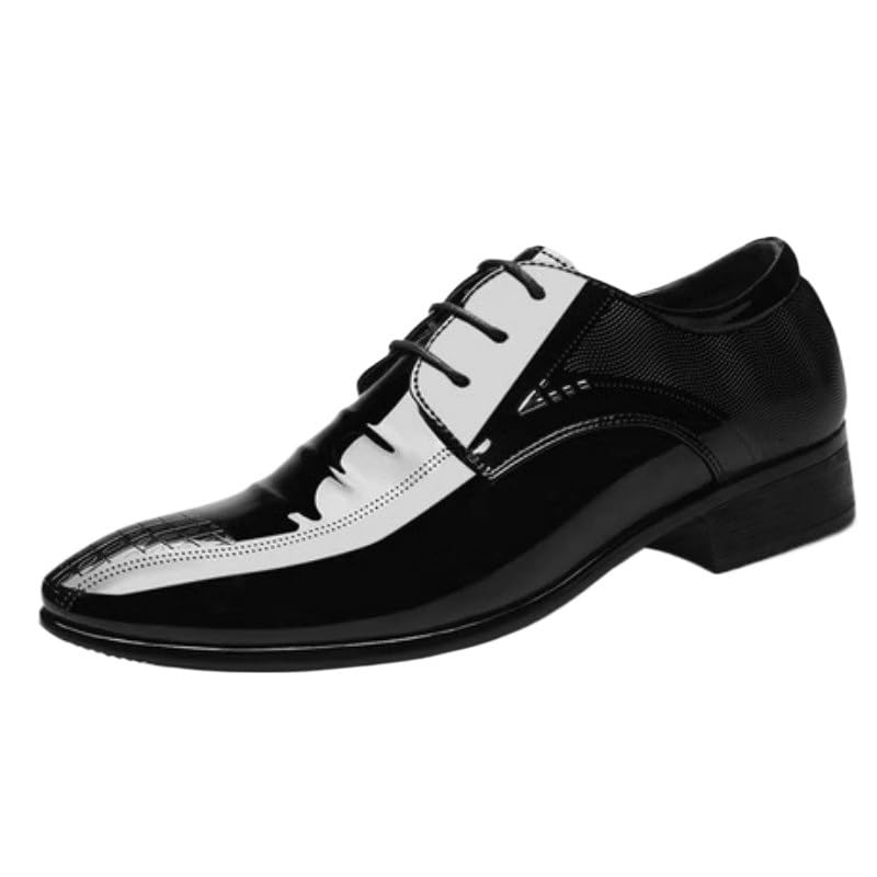 Men's Alligator Crocodile Print Oxfords Fashion Lace Up Dress Shoes Casual Business Work Office Wedding Tuxedo