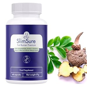 SlimSure 60 Capsules – Weight Management Support – Natural Ingredients – Slim Sure Premium – Vegan Friendly – GMO Free – 1 Month Supply