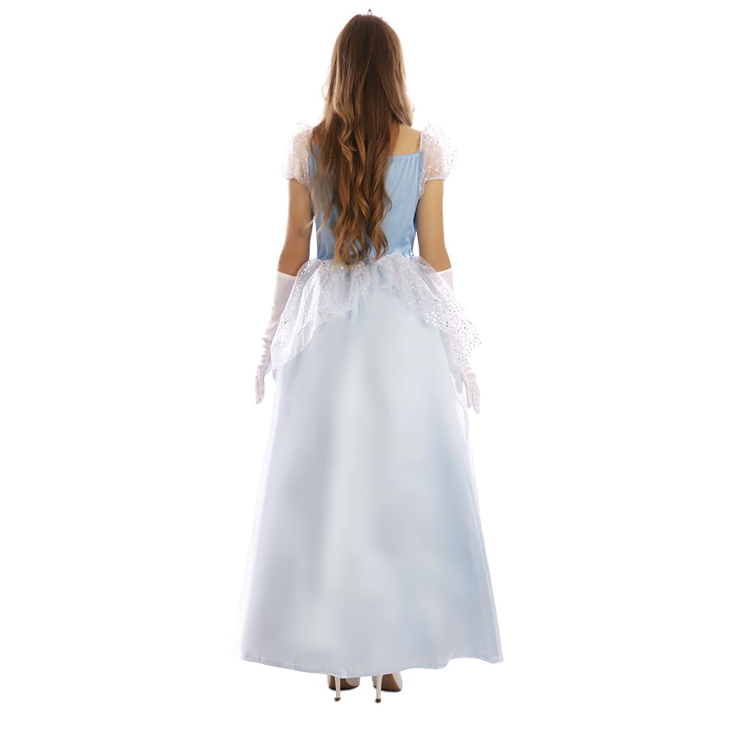 Disfraz de Princesa azul para mujer